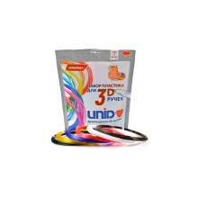 Набор пластика для 3D ручек UNID PRO-6 (по 10 м. 6 цветов) PRO6